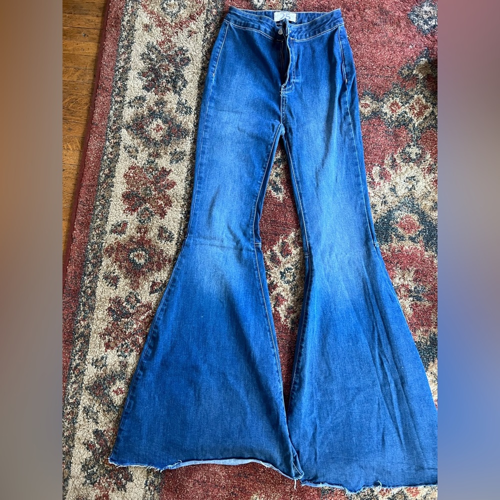 FP Just Float On bell bottoms - Jericho Blue